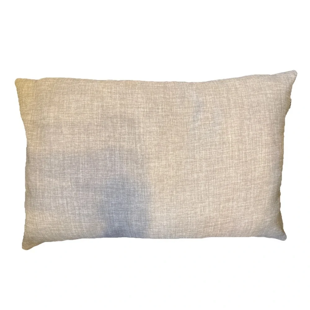 Urban Standard Gray/Blue/Mustard Pillow Feather Down Accent Throw Pillow 24